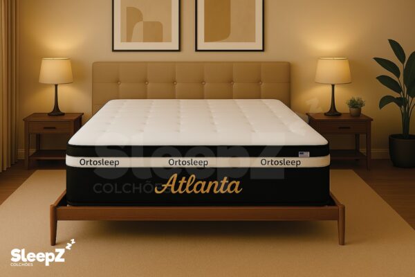 Colchão Casal Atlanta Ortosleep – Semi Ortopédico - 138x188x30cm - Imagem 4