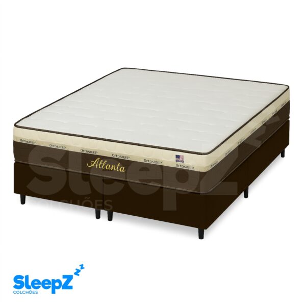 Conjunto Box Queen/King Atlanta Ortosleep - Imagem 3