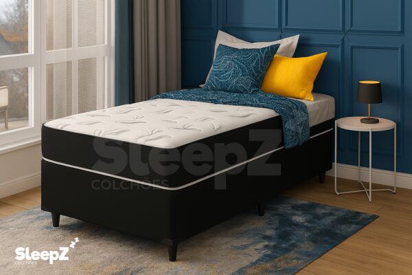 Conjunto Box Solteiro D23 Ômega – 88x188x59cm - Imagem 2