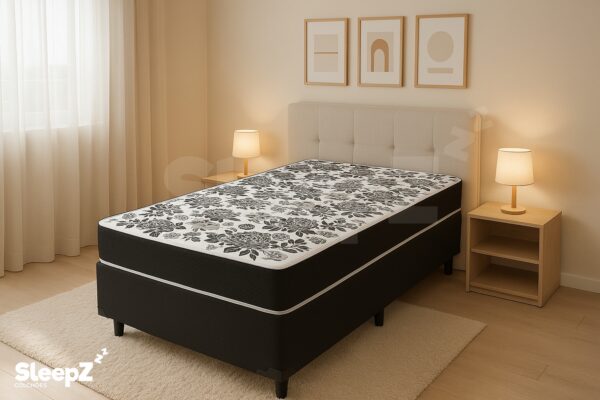 Conjunto Box Solteiro D33 Ômega – 88x188x61cm - Imagem 2