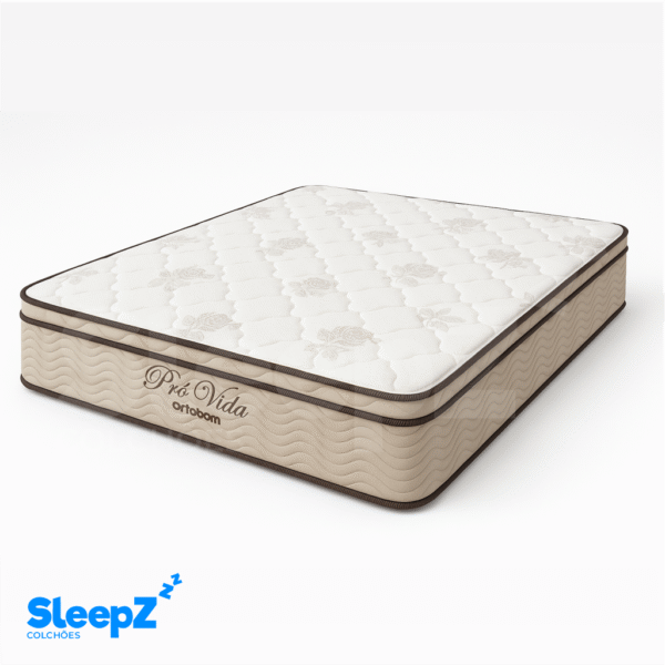 Conjunto Box Queen Ortobom Pró Vida SuperPocket + Base – 158x198x73cm - Imagem 3