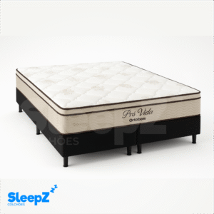 Conjunto Box Queen Ortobom Pró Vida SuperPocket + Base – 158x198x73cm