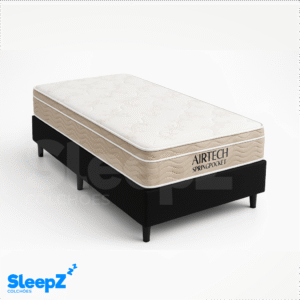 Conjunto Box Solteiro Ortobom Airtech SpringPocket + Base – 88x188x68cm